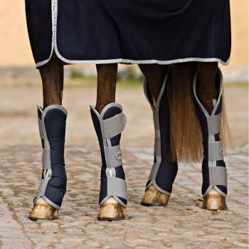 Horseware; AMIGO Ripstop Travel Boots - navy/silber
