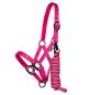 Preview: Horseware; Newmarket Halfter & Führstrick - witney pink