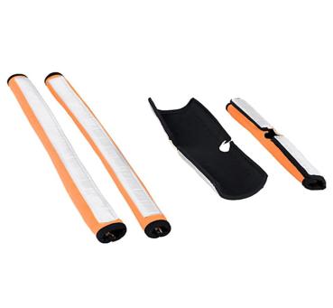 Preview: Horze; BZeen Zaumzeugreflektoren mit Neopren - orange