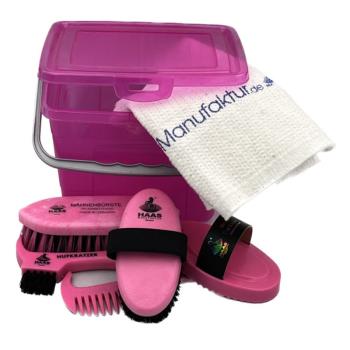 Haas; Kinder-Box - rosa - gefüllt