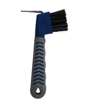 Waldhausen; Grippy Hoof Pick Brush - azurblau/grau