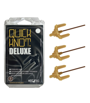 Einflechthilfe Quick Knot Deluxe - Standart - braun