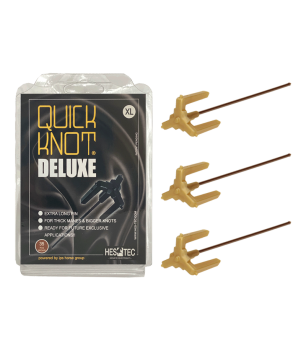 Einflechthilfe Quick Knot Deluxe - XL - braun