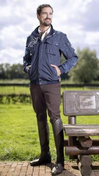 Kingston; Herrenreithose - Cambridge-Silikon-Kniebesatz - weiss