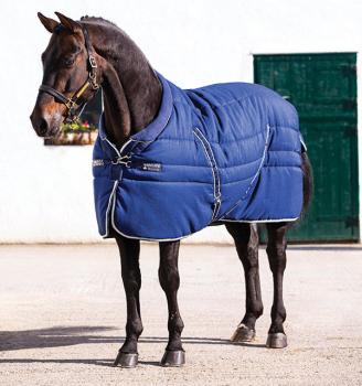 Horseware; RAMBO Cosy Stable 400g - navy/beige