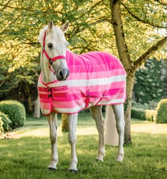 Horseware; Newmarket Pony Fleece Cooler  - witney pink
