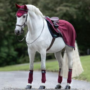 Horseware; RAMBO Waterproof Fleece Competition Sheet - burgundy