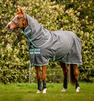 Horseware; AMIGO Hero Ripstop Plus Turnout - 200g - shadow/haze/navy