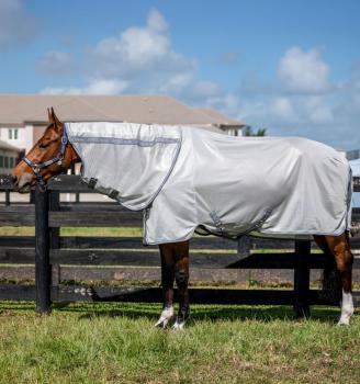 Horseware; AMIGO Bug Rug Plus - silver / titanium