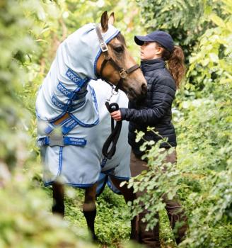 Horseware; AMIGO Pony Ripstop Hoody - azure