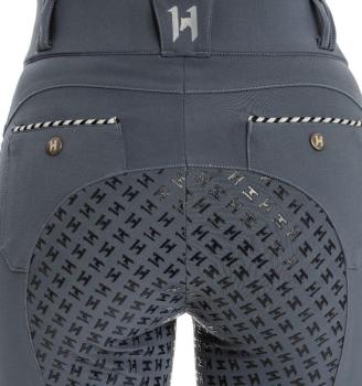 Preview: Horseware; Newmarket Reithose - Vollbesatz - indigo orchid
