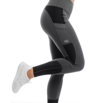 Horseware; Riding Tights - Silicon - charconal