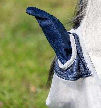 Preview: Horseware; Shield Flymask - navy/silber