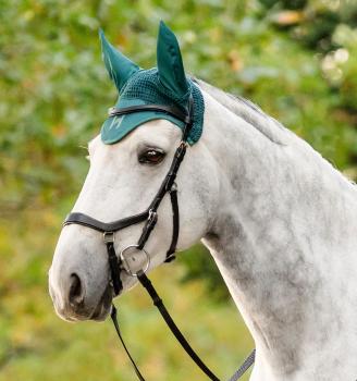 Horseware; Ear Net - dynasty green