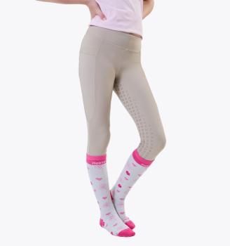 Preview: Horseware; Kids Riding Tights - beige
