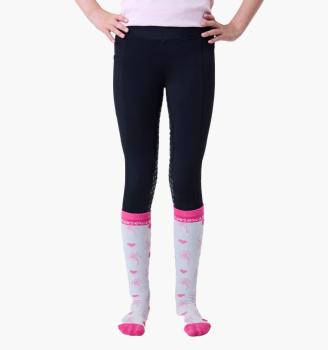 Horseware; Kids Riding Tights - core black