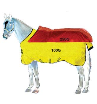 Preview: Horseware; RHINO Plus Turnout 250g VL - Hunter Check