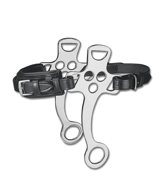 Waldhausen; Hackamore mit Ledernasenriemen - schwarz