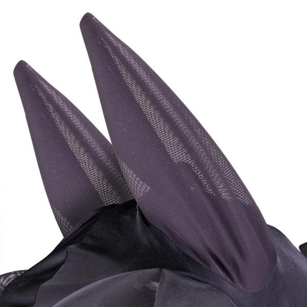 Shires; Pro Stretch Fliegenmaske - schwarz