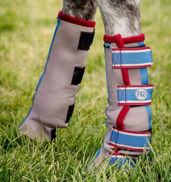 Horseware; Flyboots Airmesh - oatmeal/cherry