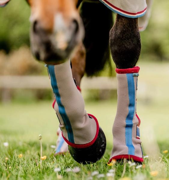 Horseware; Flyboots Airmesh - oatmeal/cherry