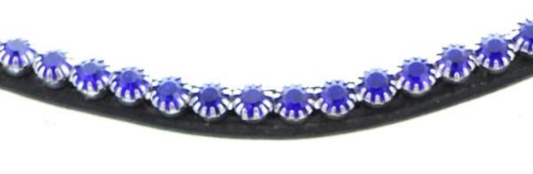 Meralino Stirnband Premium Crystal - blau