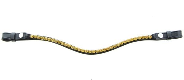 Meralino Stirnband Premium Crystal - gold