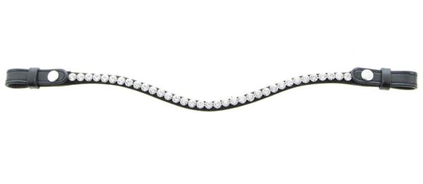 Meralino Stirnband Premium Crystal - silber