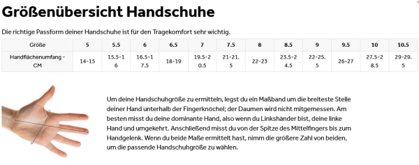 AA; MotionLite Mesh Handschuhe - schwarz