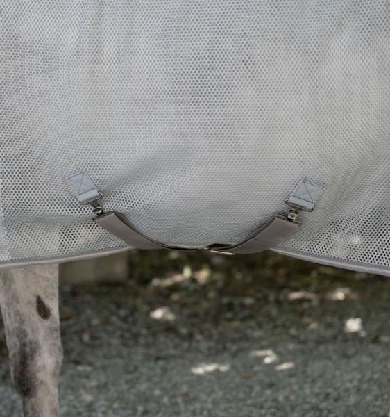 Horseware; AMIGO AirNet Cooler - heatherblue / titanium grey