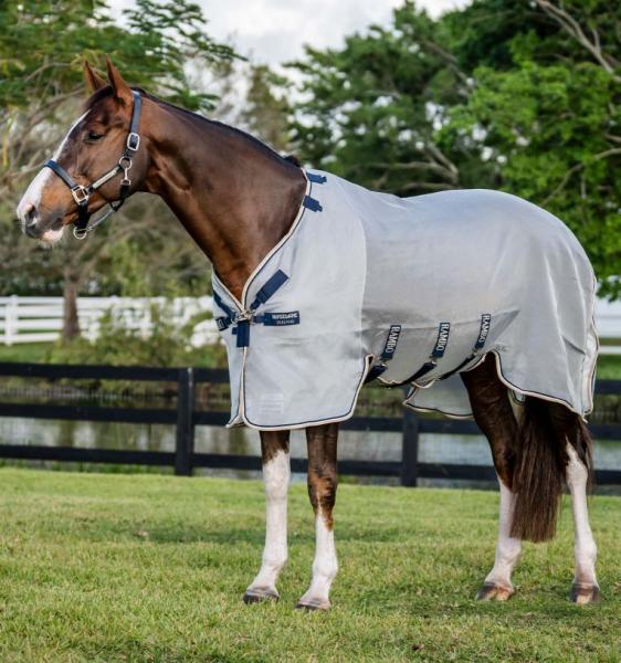 Horseware; RAMBO Protector - silver/navy