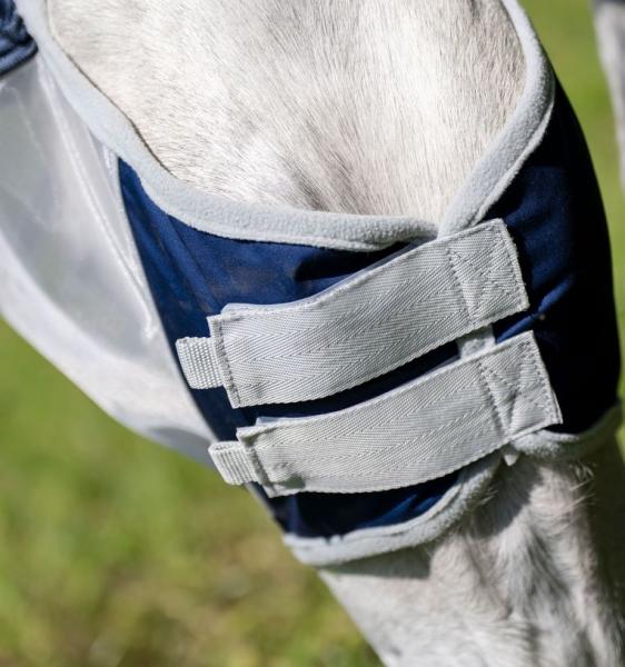 Horseware; Shield Flymask - navy/silber