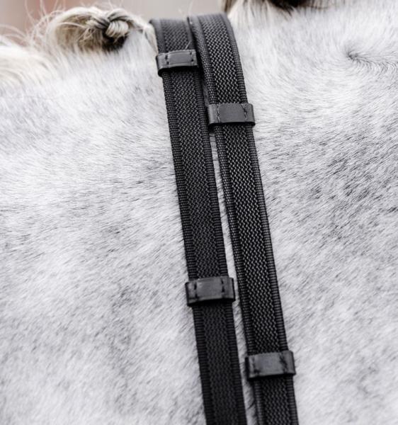 Horseware; Gurtzügel mit Gummigrip - braun